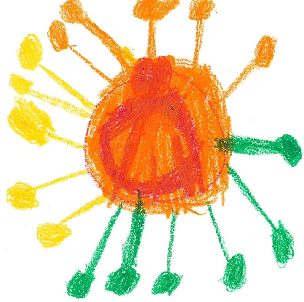 Orange, gelb, grün: Das Corona-Virus hat viele verschiedene Seiten.