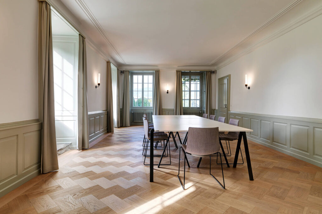 Der Luise-Escher-Raum der Martin Stiftung wird für Seminare und Tagungen vermietet.